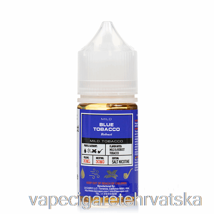 Vape Hrvatska Blue Tobacco - Bsx Salt Series - 30ml 50mg